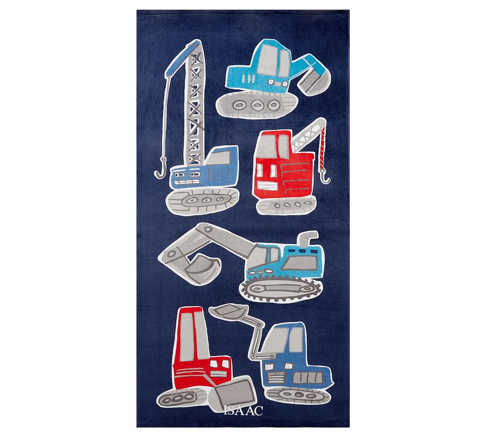 Jax Construction Mini Beach Towel